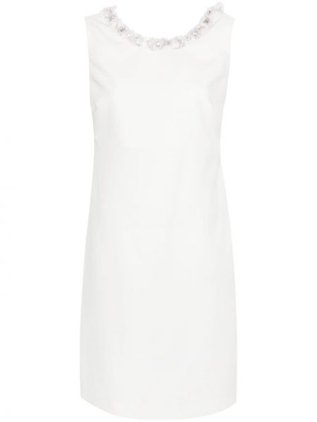Flitrované mini šaty P.a.r.o.s.h. biela