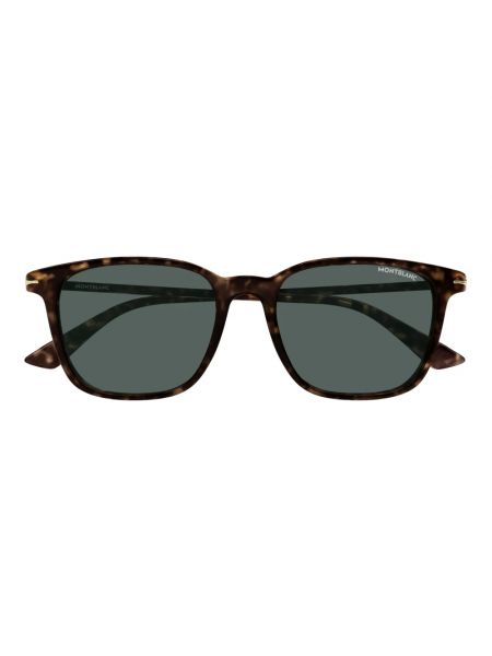 Okulary przeciwsłoneczne Montblanc brązowe