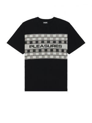 Клетчатая рубашка Pleasures черная