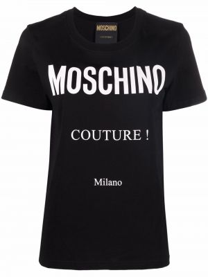 T-shirt Moschino svart