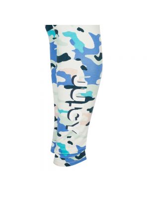 Leggings slim fit con estampado de camuflaje Juicy Couture azul