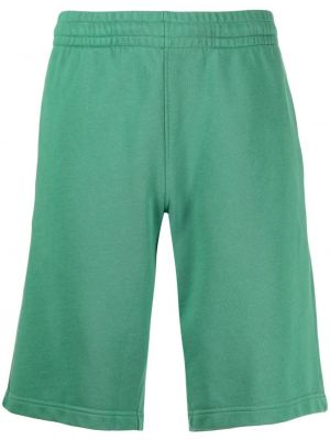 Bermuda kratke hlače s potiskom Maison Kitsuné zelena