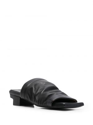 Dabīgās ādas sandales Marsell melns