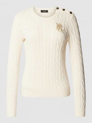 Dzianinowy sweter bawełniany Lauren Ralph Lauren
