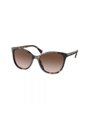 Okulary przeciwsłoneczne gradientowe Polo Ralph Lauren brązowe