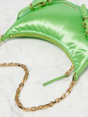 Satynowa torebka Givenchy zielona