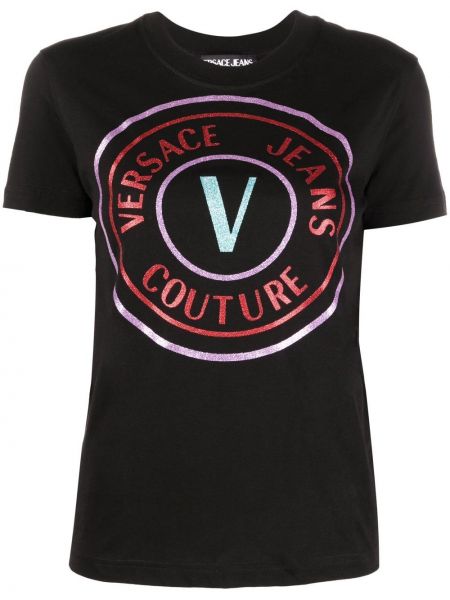 Camicia jeans Versace Jeans Couture, nero