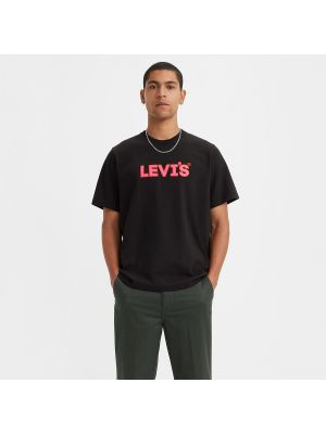 Camiseta manga corta de fieltro Levi's negro