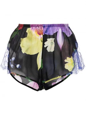 Trykt floral shorts Fleur Du Mal