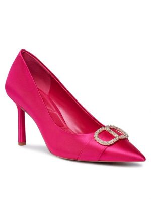 Полуотворени обувки с ток с ток Aldo розово