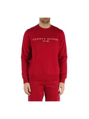 Sportliche sweatshirt Tommy Hilfiger rot