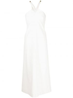 Μάξι φόρεμα Rosetta Getty λευκό