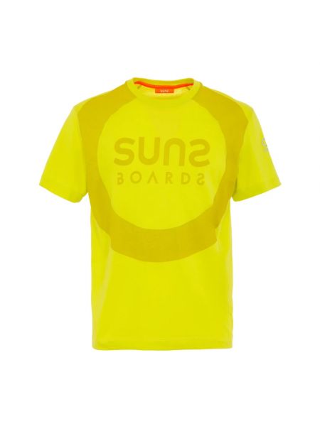 Koszulka bawełniana relaxed fit Suns żółta