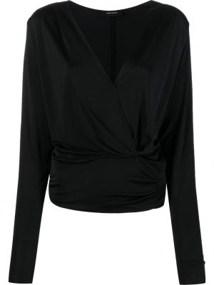 Top con scollo a v Isabel Marant nero