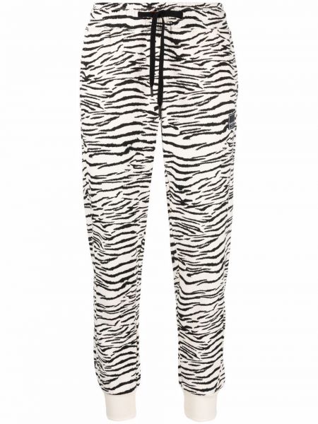 Pantalones de chándal slim fit con estampado zebra Dkny