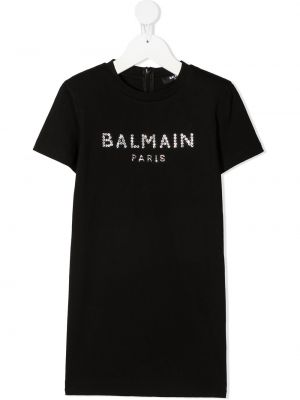 Krystaller t-skjorte for jenter Balmain Kids svart