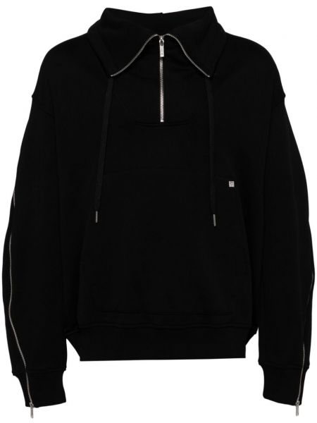 Kort sweatshirt Helmut Lang sort