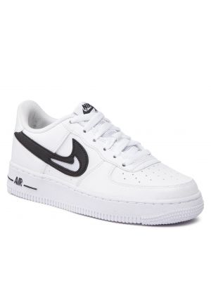 Buty NIKE - Air Force Gs 1 SI DR7889 100 White/Black