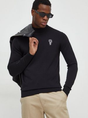 Черный свитер Karl Lagerfeld