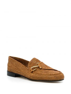 Punutud loafer-kingad Edhen Milano pruun