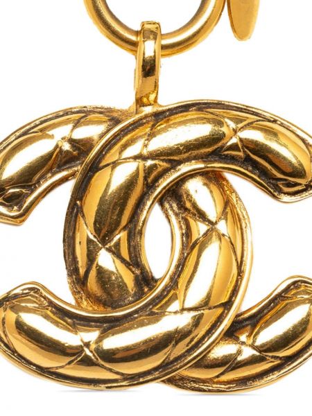 Collier matelassé Chanel Pre-owned doré