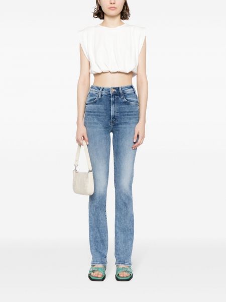 High waist skinny jeans Mother blau