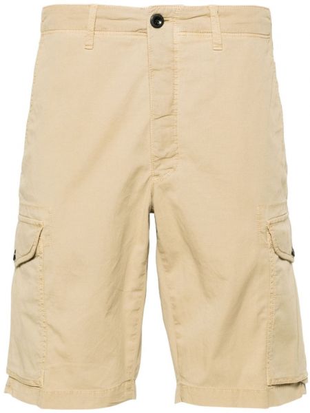 Shorts cargo en coton Incotex beige