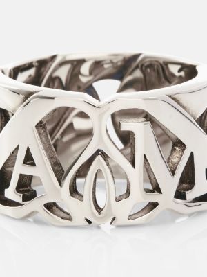 Stříbrný prsten Alexander Mcqueen