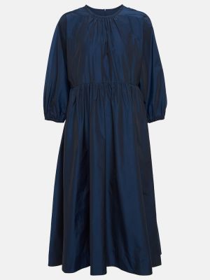 Bavlnené midi šaty 's Max Mara modrá