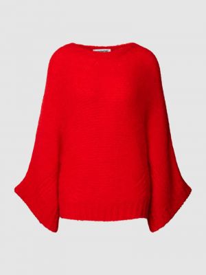 Dzianinowy sweter Essentiel czerwony