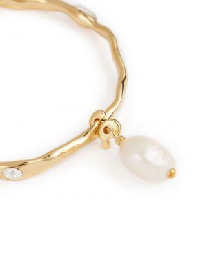 Bracelet avec perles Ami Paris doré