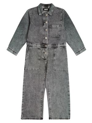 Denim jumpsuit for jenter Molo grå