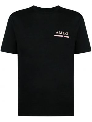 Памучна тениска черно Amiri