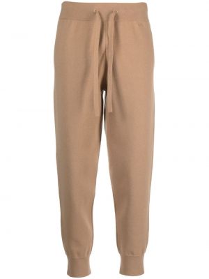Pantaloni in maglia Burberry marrone