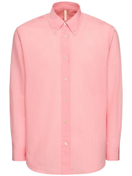 Camicia di cotone Sunflower rosa
