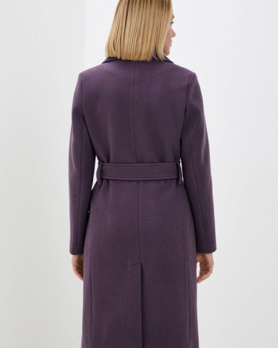 Двубортное пальто Vivaldi фиолетовое