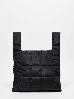 Нейлоновая стеганая сумка Public Desire черная