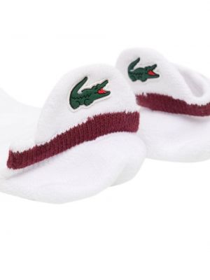 Pruhované ponožky Lacoste bílé