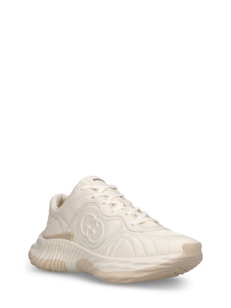 Δερμάτινα sneakers Gucci λευκό