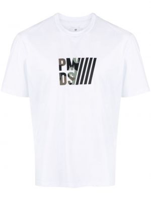 T-shirt aus baumwoll mit print Pmd weiß