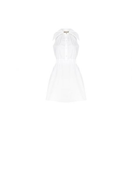 Sukienka mini bez rękawów Rinascimento biała