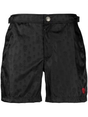 Trykt shorts Alexander Mcqueen svart