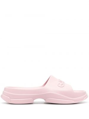 Chunky ниски обувки Ganni розово