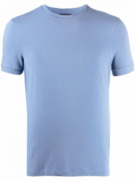 Camiseta de cuello redondo Giorgio Armani azul