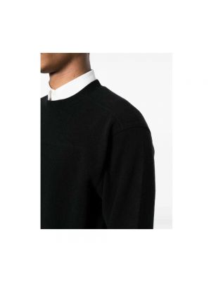 Jersey de lana de tela jersey Auralee negro