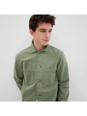 Džínová košile Gap zelená