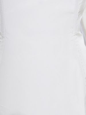 Мини рокля от креп Jacquemus бяло