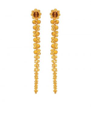 Boucles d'oreilles avec perles à boucle Simone Rocha
