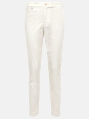 Pantaloni cu picior drept Polo Ralph Lauren alb