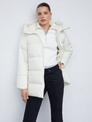 Zimný kabát Mango biela